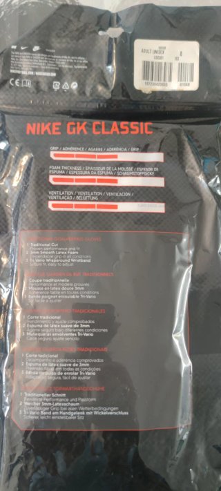 Guantes de portero Nike GK Classic Talla 8