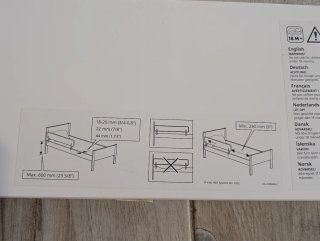 Barrera seguridad cama infantil IKEA