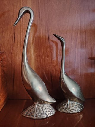 Lote figuras aves acuáticas