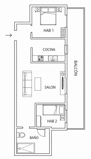 Piso en venta en Calella
