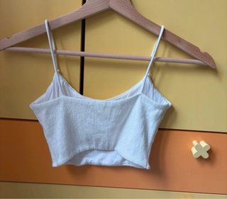 Top estivo bianco taglia unica