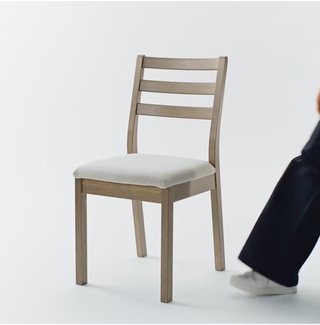 Silla IKEA TONSTAD Roble Asiento Beige