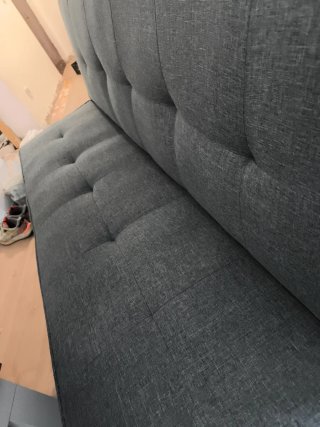 Sofá Cama Gris Tela