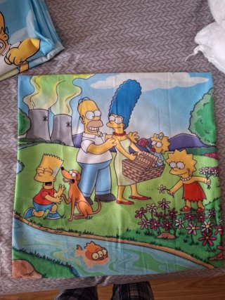 Funda Cojín Los Simpson