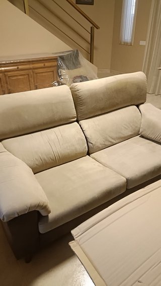 Sofá 2 y 3 plazas tela beige