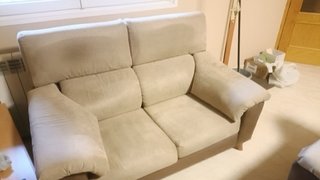 Sofá 2 y 3 plazas tela beige