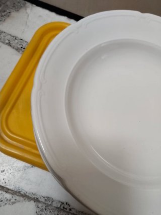 6 Platos Hondos Porcelana Blancos
