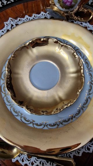 Tazza caffè vintage Bavaria decorata