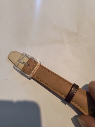 Correa Swatch 17mm Beige/Marrón