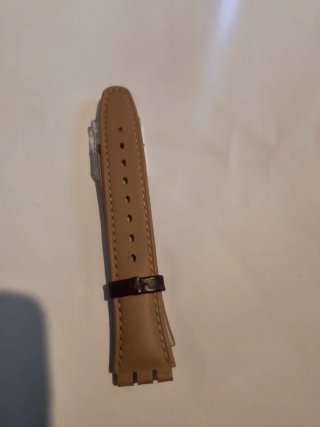 Correa Swatch 17mm Beige/Marrón
