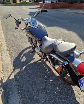 Honda Shadow 125cc Moto Cruiser Negra