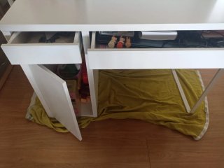 Escritorio Infantil Ikea MICKE Blanco