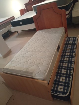 Cama nido madera con colchones