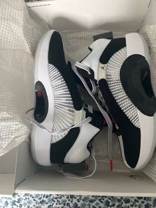 Jordan XXXV (35) Zapatillas Baloncesto Negras Roja