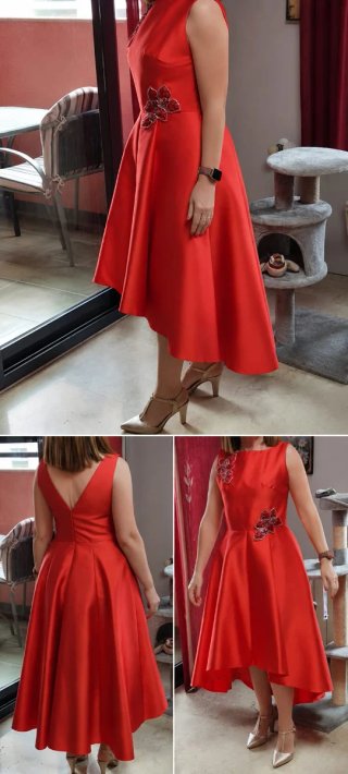 Vestido de fiesta muy bonito color coral
