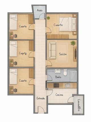 Piso en venta en San Roque - Ronda norte en Badajoz