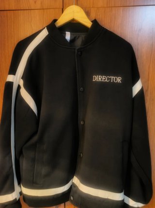 Chaqueta Director Negra y Beige
