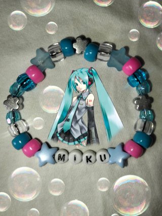 Pulsera Kandi Miku Anime