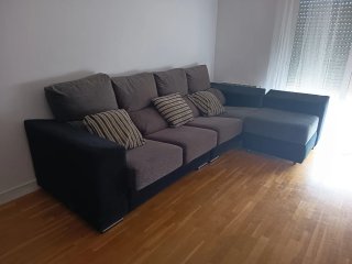 Sofá modular 4 plazas tela