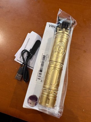 Máquina Cortapelo Profesional T9 Dorada