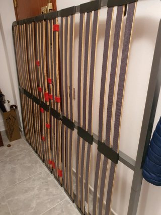 Somier 150x190 cm + 5 patas 35 cm
