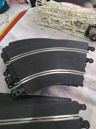 Scalextric rectas y curvas NUEVAS LEER