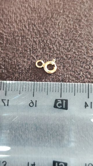 Cierre de oro para pulsera nuevo