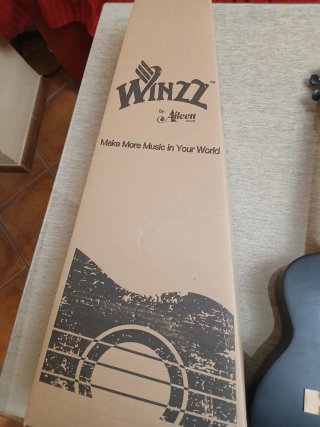 Ukelele WINZZ negro con accesorios