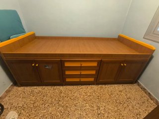 Cama 90x190 cm madera