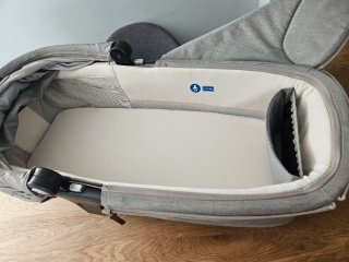 Capazo Nuna Triv Plegable + Funda Lluvia