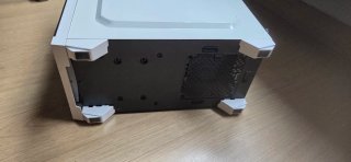 Caja PC Micro ATX Blanca con ventiladores