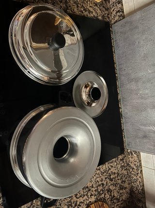 Olla para bizcochos de metal