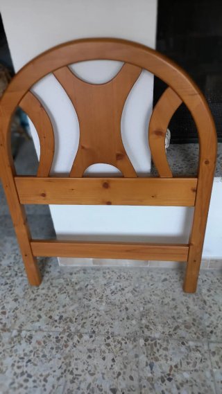 Cabecero madera cama 90cm