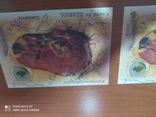 Sello 3 Euros Cueva de Altamira