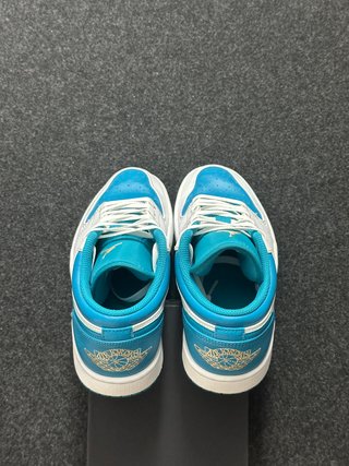 Nike Jordan 1 Low Bianco Azzurro 40