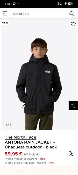 The North Face ANTORA RAIN JACKET - Chaqueta