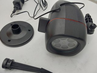 OUSFOT Proyector de luz navideña, IP65 Proyector navideño para interiores y exteriores con 16 lentes intercambiables 2 en 1 Inst