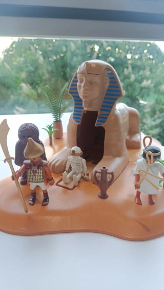 Playmobil Egipto Pirámide + Esfinge 4240 4242