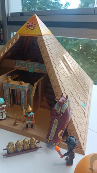 Playmobil Egipto Pirámide + Esfinge 4240 4242