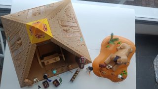 Playmobil Egipto Pirámide + Esfinge 4240 4242