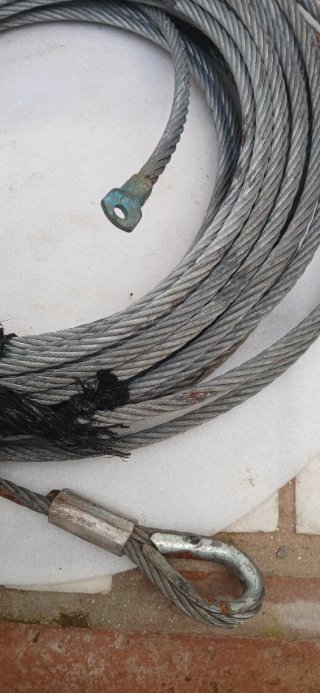 Cable acero winch