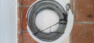 Cable acero winch
