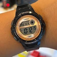 Orologio Casio Nero e Oro