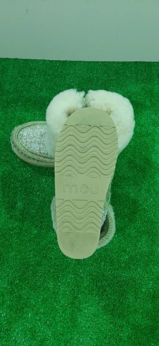 Botas MOU de pelo y tweed