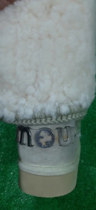 Botas MOU de pelo y tweed