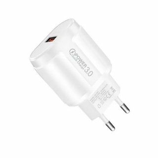 Cargador Power 3.0 Quick Charge Blanco