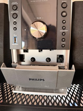 Mini cadena Philips CD, Cassette, Radio