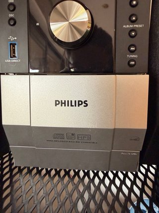 Mini cadena Philips CD, Cassette, Radio