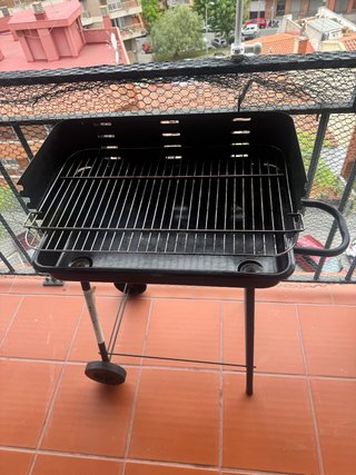 Barbacoa portátil negra
