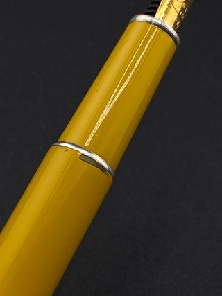 Pluma Estilográfica Lalex 1938 Vintage Amarilla